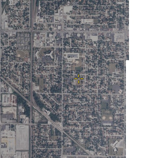 Aerial/Satellite Image of Protestant Reform School, IL