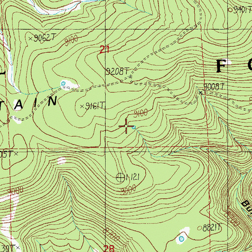 Topographic Map of Dugout Tank, AZ