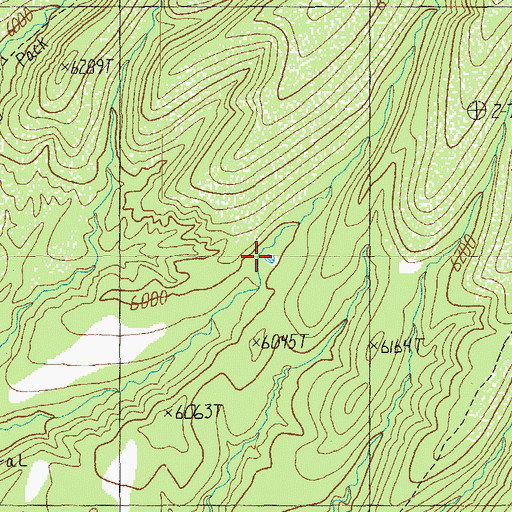Topographic Map of Squirrel Canyon Tank, AZ