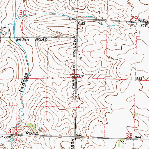 Topographic Map of Kennedy School (historical), IL