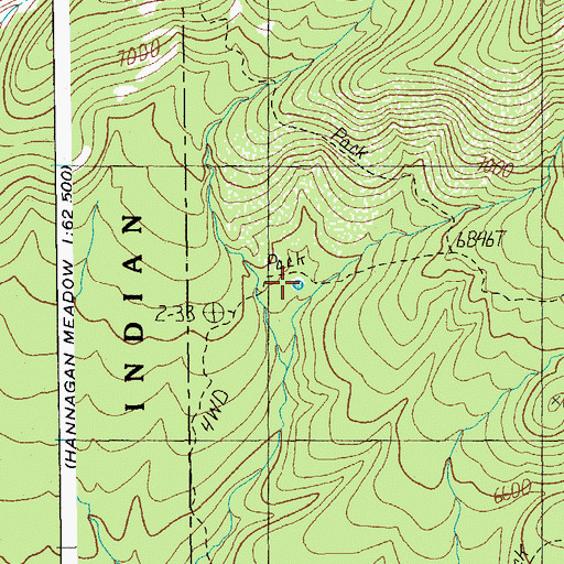 Topographic Map of Upper Malay Tank, AZ