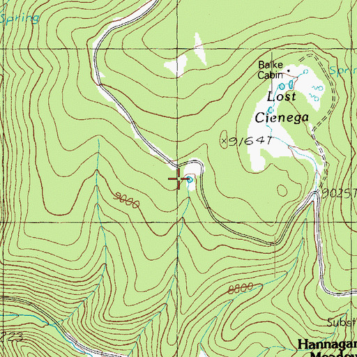 Topographic Map of Loop Tank, AZ