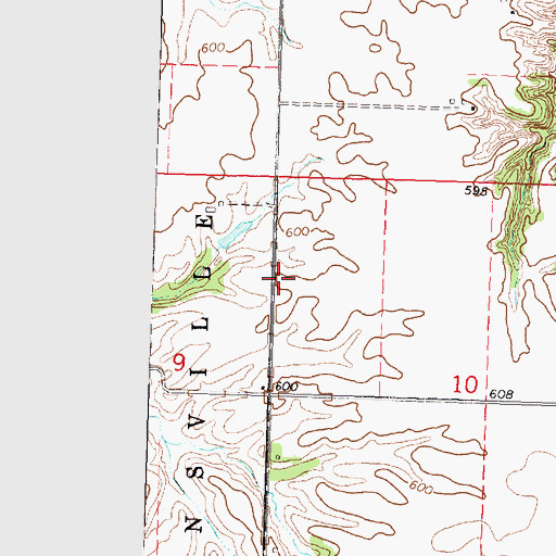 Topographic Map of Lafayette School (historical), IL