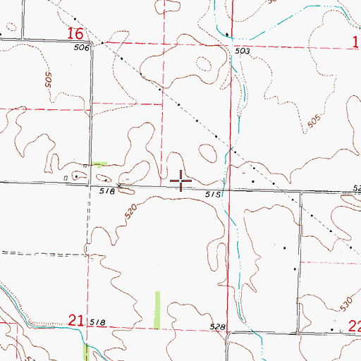 Topographic Map of Pancake School (historical), IL