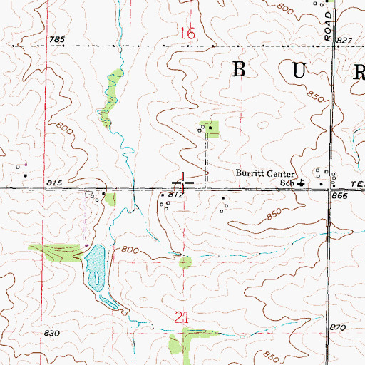 Topographic Map of Bird School (historical), IL
