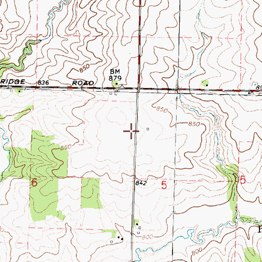 Topographic Map of Blake School (historical), IL
