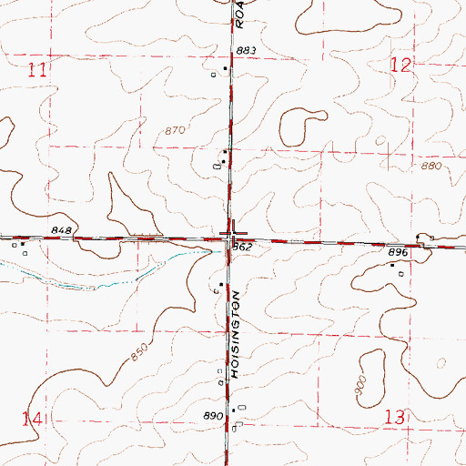 Topographic Map of Sheldon School (historical), IL