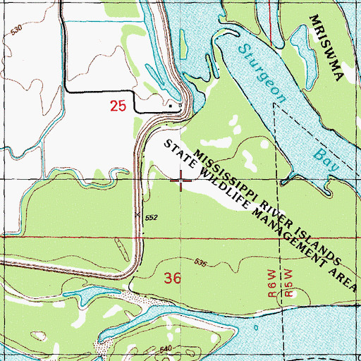 Topographic Map of Goose Pond (historical), IL