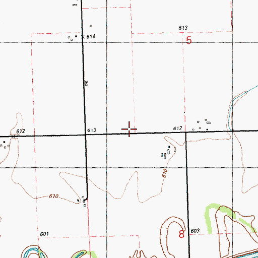 Topographic Map of Mount Hope School (historical), IL
