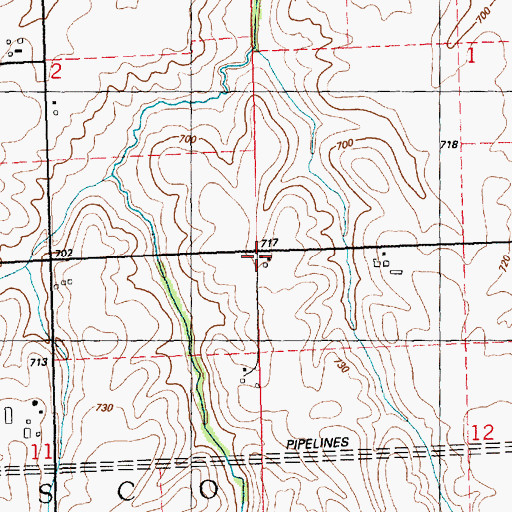 Topographic Map of Wildermuth School (historical), IL