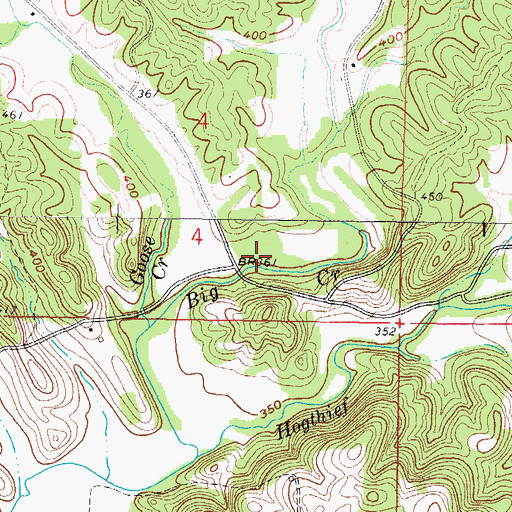 Topographic Map of Illinois Furnace Picnic Area, IL