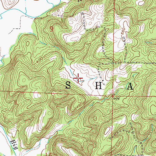 Topographic Map of Lake Tacumseh, IL