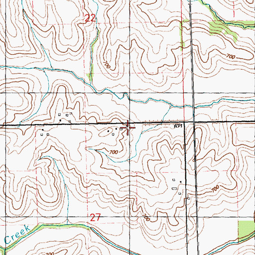 Topographic Map of Henry County, IL