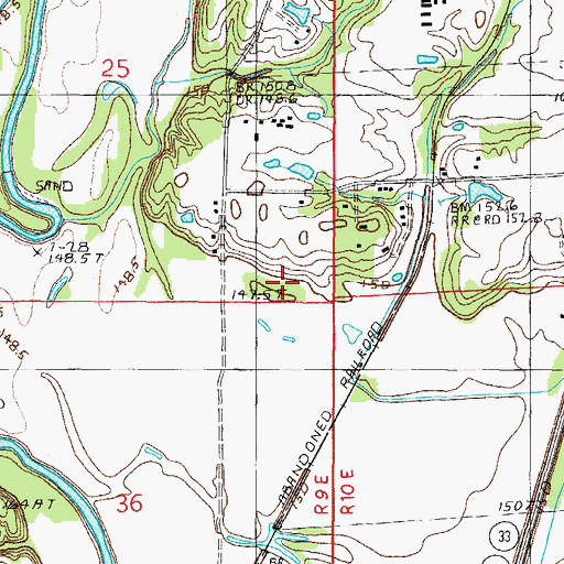 Topographic Map of Jasper County, IL