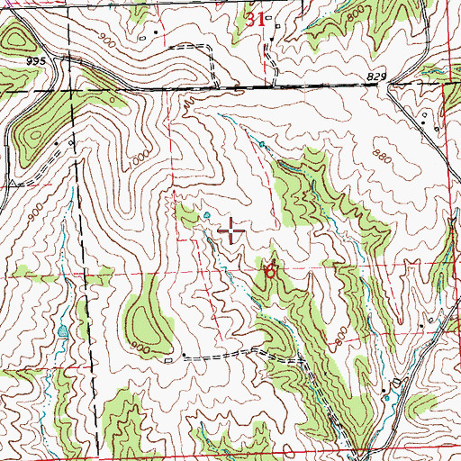 Topographic Map of Jo Daviess County, IL