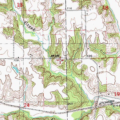 Topographic Map of Knox County, IL