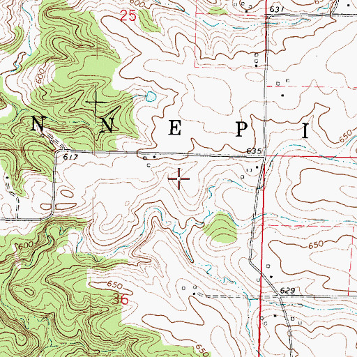 Topographic Map of Putnam County, IL