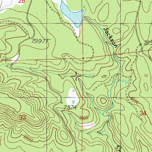 Topographic Map of Cambern, AZ