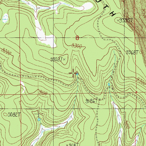 Topographic Map of Central Tank, AZ