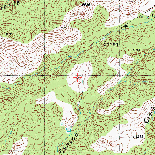 Topographic Map of White Tank, AZ