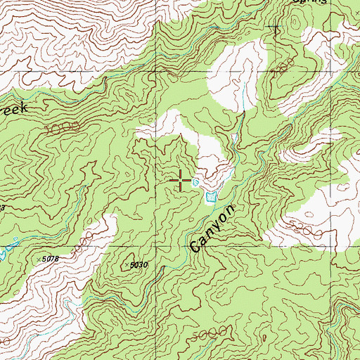 Topographic Map of Rattlesnake Tank, AZ