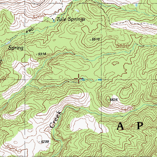 Topographic Map of Lower Sanburn Tanks, AZ