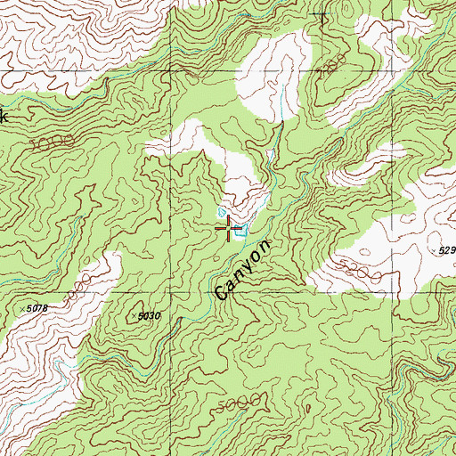 Topographic Map of Cistern Tank, AZ