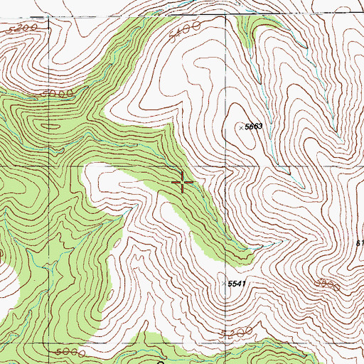 Topographic Map of Table Top Tank, AZ
