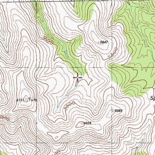 Topographic Map of Rock Tank, AZ