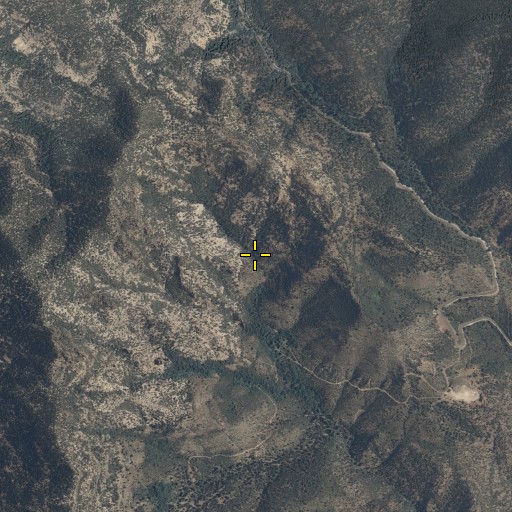 Aerial/Satellite Image of Crystal Spring, AZ