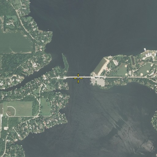 Aerial/Satellite Image of Lindsey Bridge, IL