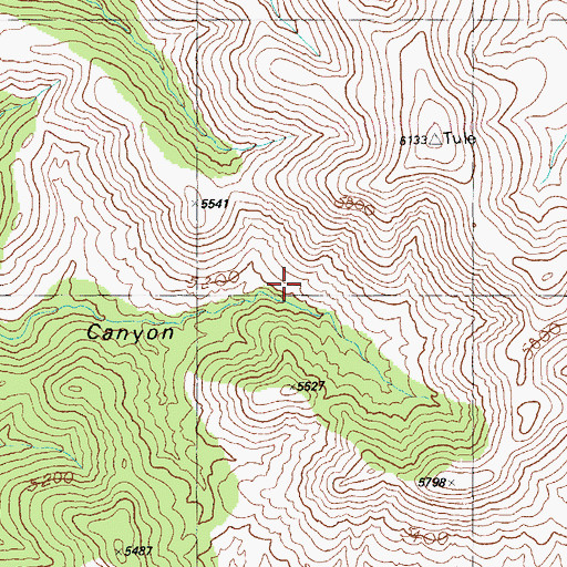 Topographic Map of Cottonwood Spring Trough Tank, AZ