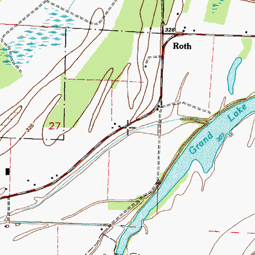 Topographic Map of Mount Pleasant Church, IL