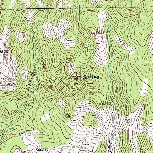 Topographic Map of Mangrum Spring, AZ