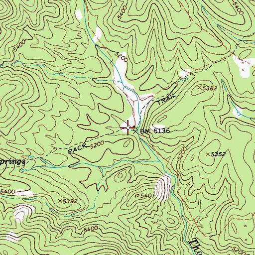 Topographic Map of VT Ranch, AZ