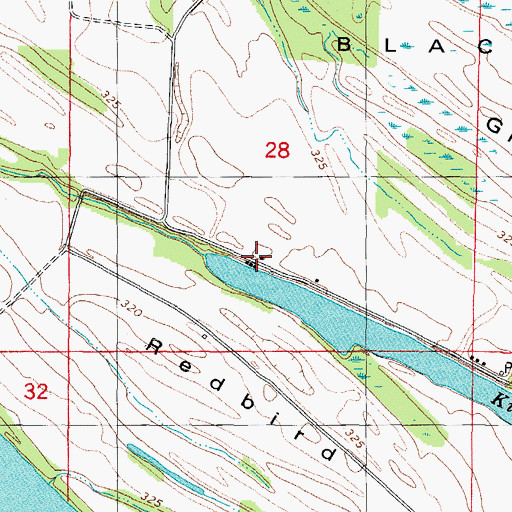 Topographic Map of Paducah and Illinois Fishing Camp, IL