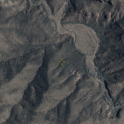 Aerial/Satellite Image of Bell Springs, AZ