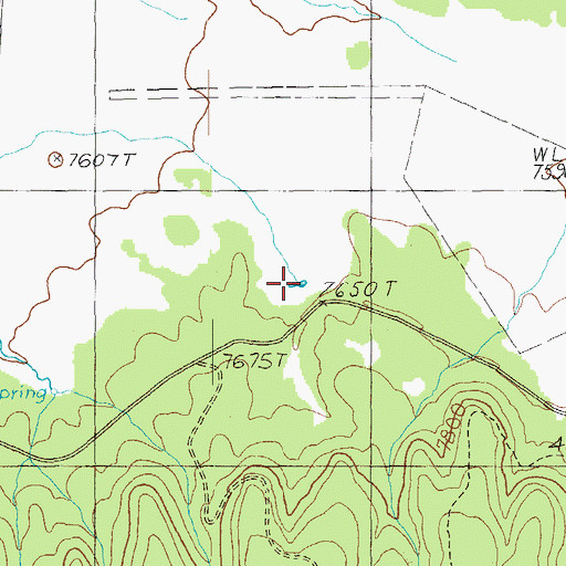 Topographic Map of East Becker Tank, AZ