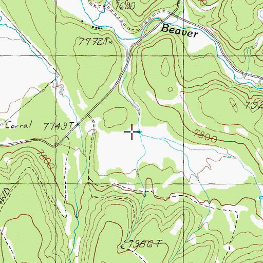 Topographic Map of Cole Tank, AZ