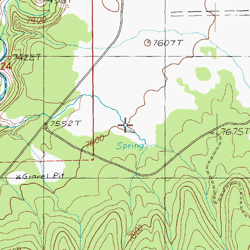 Topographic Map of West Becker Tank, AZ