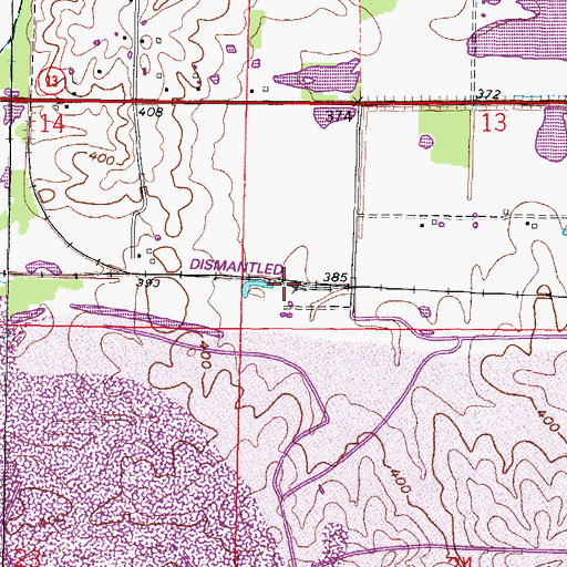 Topographic Map of Sahara Mine Number 16, IL