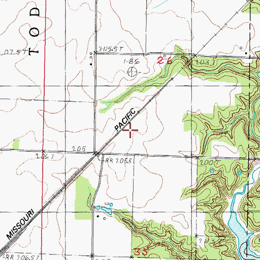 Topographic Map of School Number 9 (historical), IL