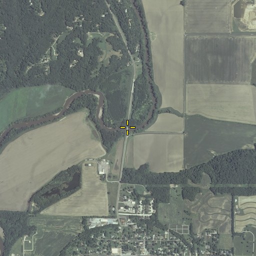 Aerial/Satellite Image of Stout Bridge, IL