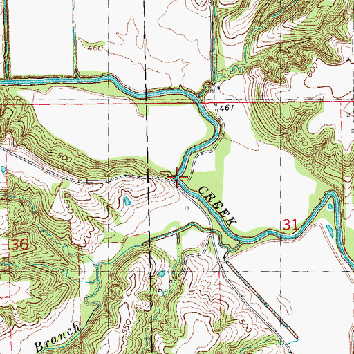 Topographic Map of Varder Bridge, IL