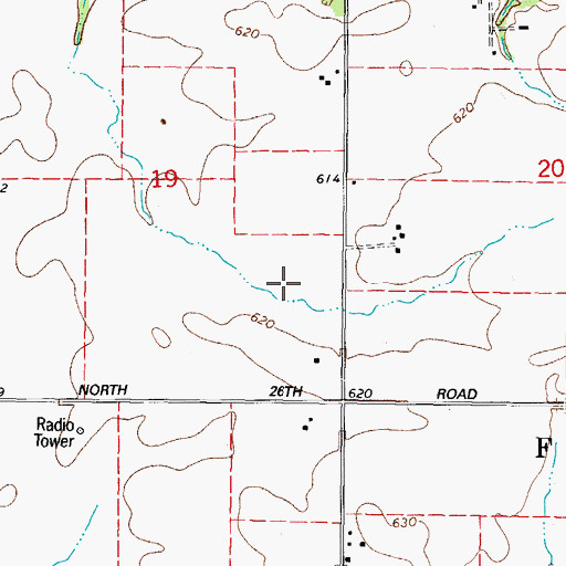 Topographic Map of Camp Pokanoka, IL