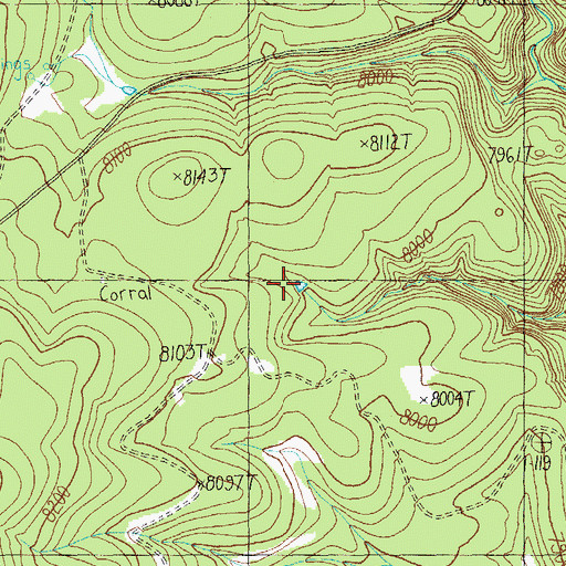 Topographic Map of Section Twenty-four Tank, AZ
