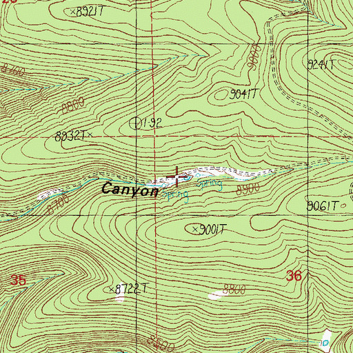 Topographic Map of C-7 Tank, AZ