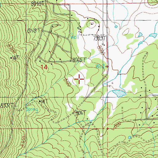 Topographic Map of Arizona Department of Corrections, AZ