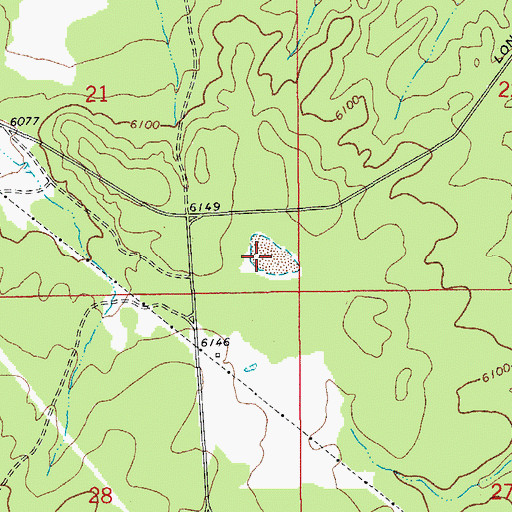 Topographic Map of Sink Hole Lake, AZ