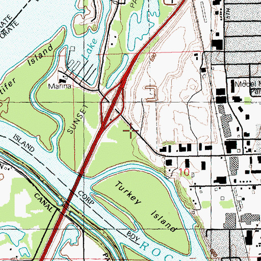 Topographic Map of Thirty-First Avenue Park, IL